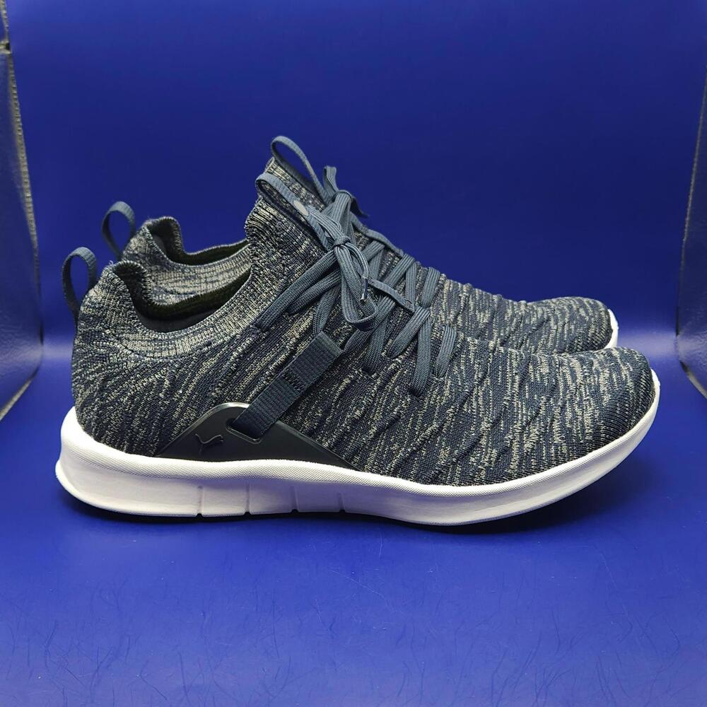 New Puma Women's Laguna Fusion Knit Navy Spikeless Golf Shoes Size 8.5